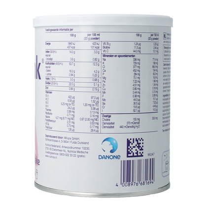 Nutridrink Aarbei poeder 335.00 Gram