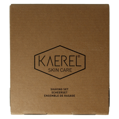 Kaerel Skin care shavingset scheercreme & aftershave 1.00 Set