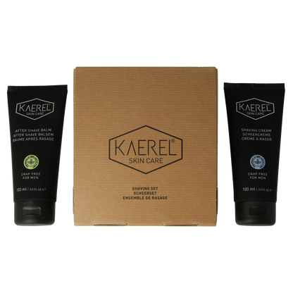 Kaerel Skin care shavingset scheercreme & aftershave 1 Set