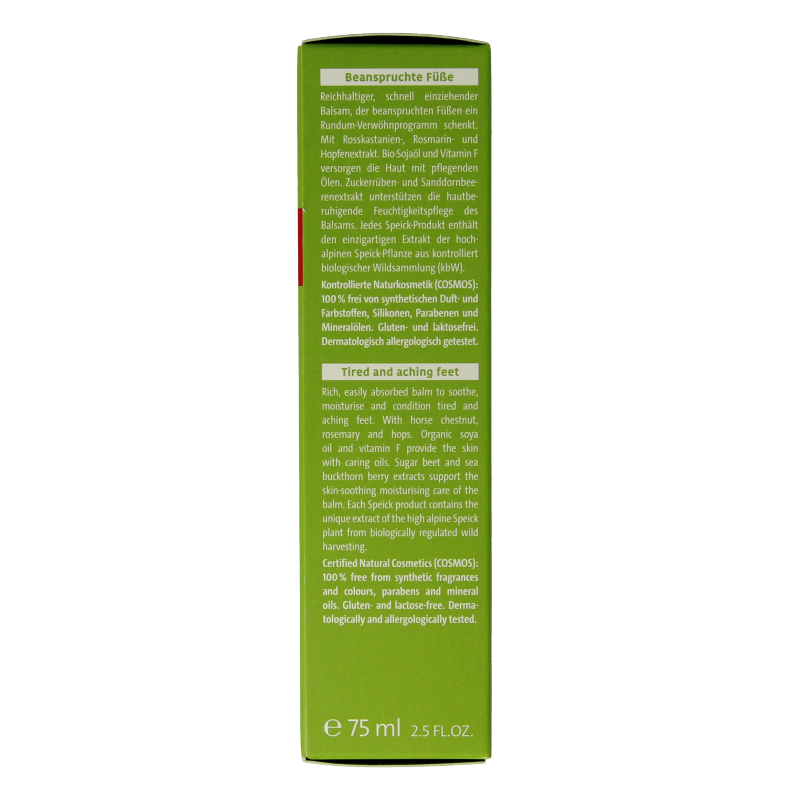 Speick Natural aktiv voetbalsem 75 Milliliter