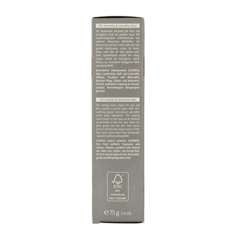 Speick Men active scheercreme 75 Milliliter