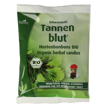 Hubner Tannenblut hoestbonbons bio 75 Gram