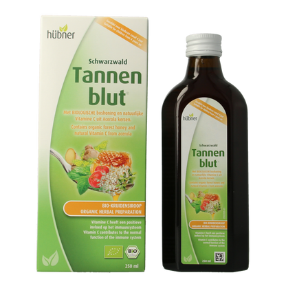 Hubner Tannenblut kruidensiroop bio 250 Milliliter