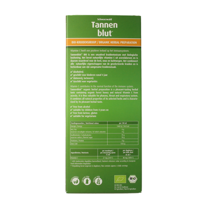Hubner Tannenblut kruidensiroop bio 250 Milliliter