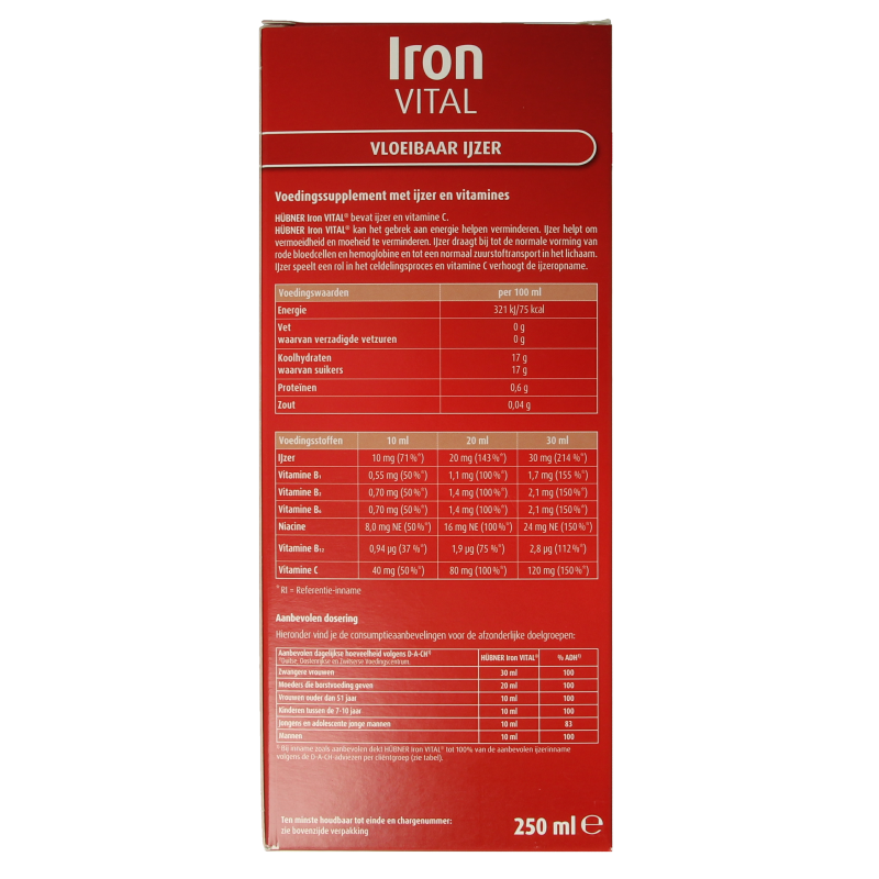 Hubner Iron vital 250 Milliliter