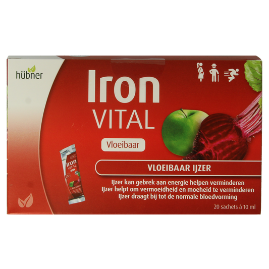 Hubner Iron vital vloeibaar ijzer 20x10ml 20.00 Stuks