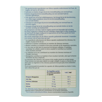 Hubner Original silicea capsules met biotine 30 Capsules