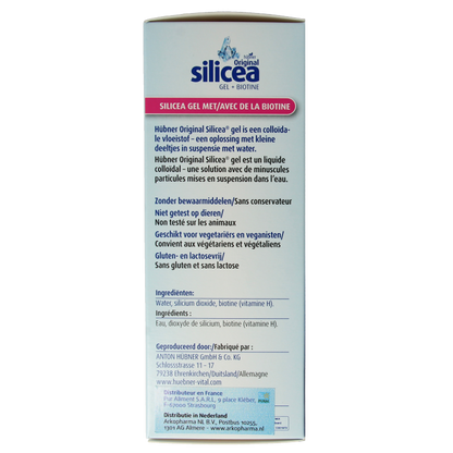 Hubner Silicea silicium gel + biotine 500 Milliliter