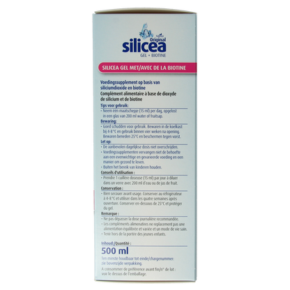 Hubner Silicea silicium gel + biotine 500.00 Milliliter
