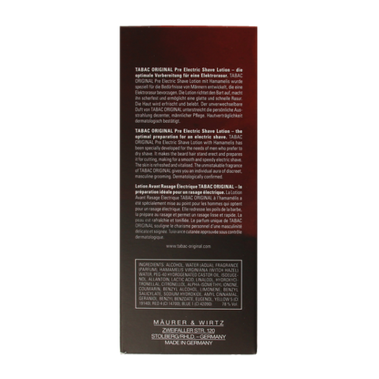 Tabac Original pre electric shave splash 150 Milliliter