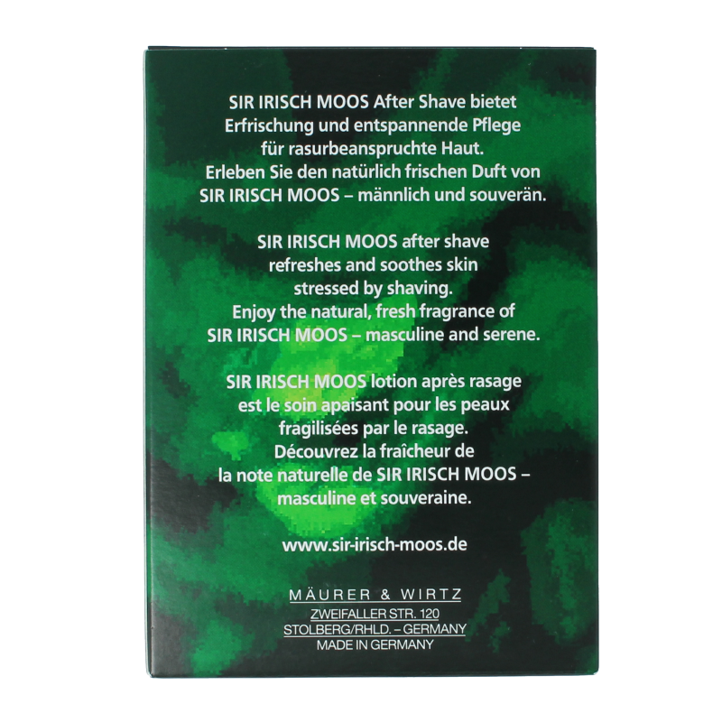 Sir Irisch Moos Aftershave lotion 150 Milliliter
