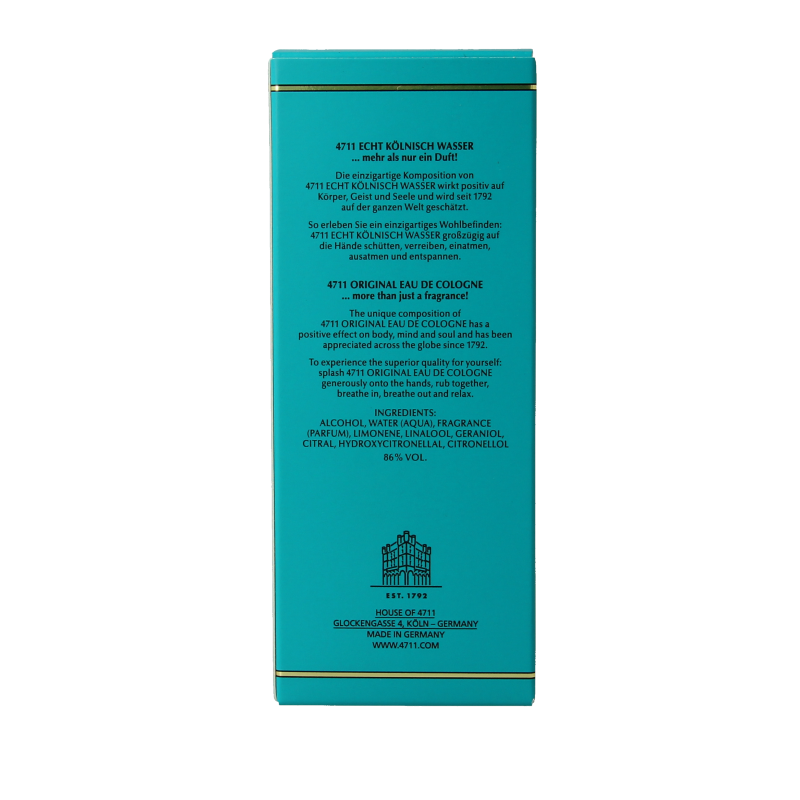 4711 Eau de cologne flacon 50 Milliliter