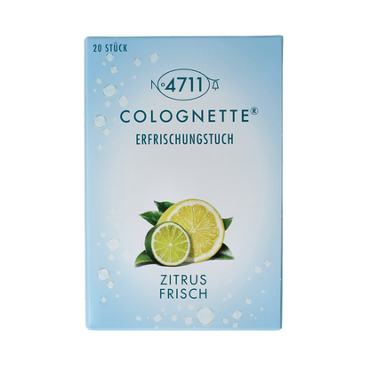 4711 Colognette tissues citrus 20.00 Stuks