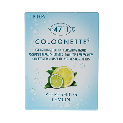 4711 Colognettes tissues lemon 10.00 Stuks