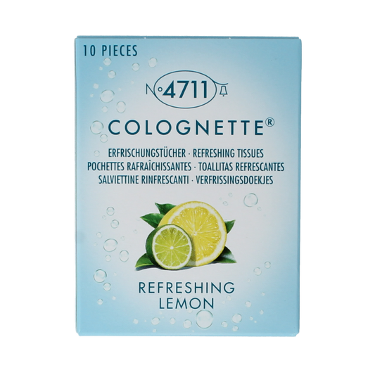 4711 Colognettes tissues lemon 10.00 Stuks