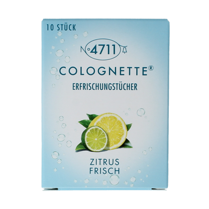 4711 Colognettes tissues lemon 10 Stuks