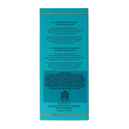 4711 Eau de cologne molanus bottle in folding box 150 Milliliter