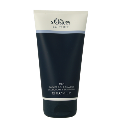 S Oliver So pure men showergel & shampoo 150 Milliliter