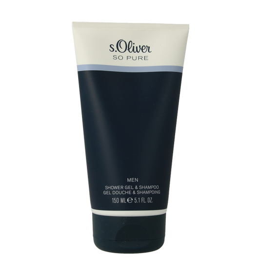 S Oliver So pure men showergel & shampoo 150 Milliliter