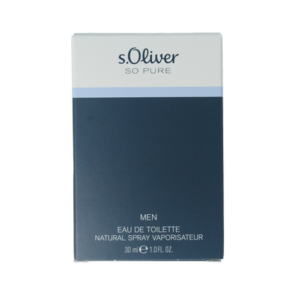 S Oliver So pure men eau de toilette 30.00 Milliliter