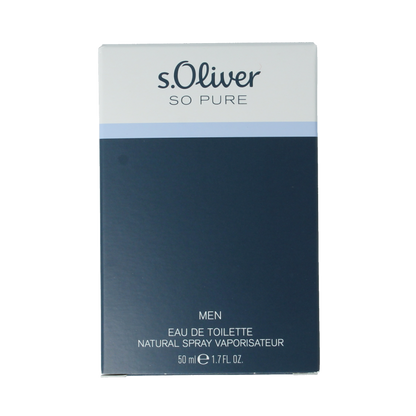 S Oliver So pure men eau de toilette 50 Milliliter