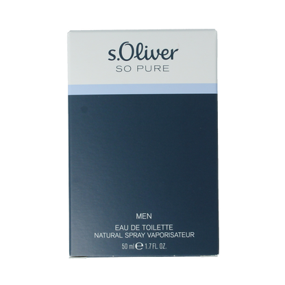 S Oliver So pure men eau de toilette 50.00 Milliliter