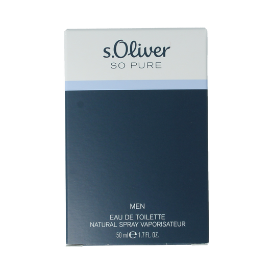 S Oliver So pure men eau de toilette 50.00 Milliliter