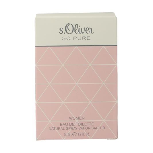 S Oliver So pure women eau de toilette 50.00 Milliliter