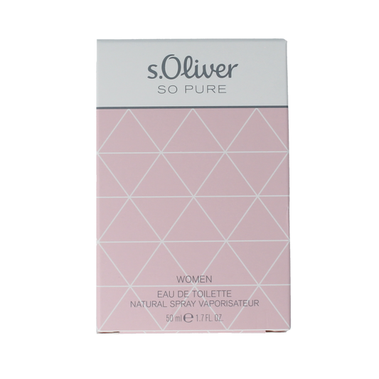 S Oliver So pure women eau de toilette 50.00 Milliliter