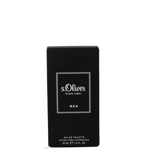 S Oliver For him black label eau de toilette 30.00 Milliliter