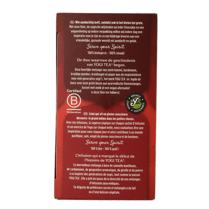 Yogi Tea Classic chai bio 17.00 Zakjes