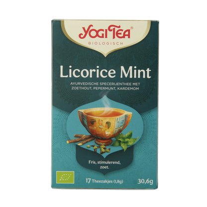 Yogi Tea Licorice mint bio 17.00 Zakjes