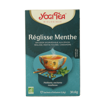 Yogi Tea Licorice mint bio 17.00 Zakjes