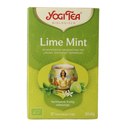 Yogi Tea Lime mint bio 17.00 Zakjes