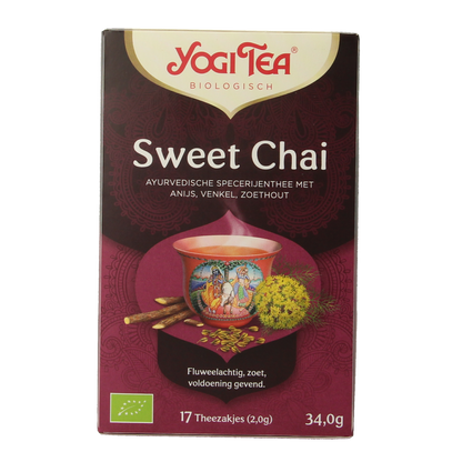 Yogi Tea Sweet chai bio 17.00 Zakjes