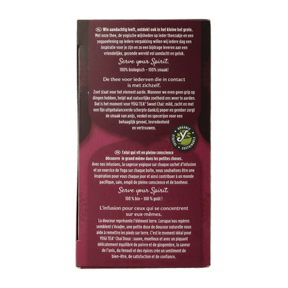 Yogi Tea Sweet chai bio 17.00 Zakjes