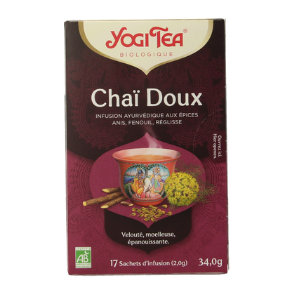 Yogi Tea Sweet chai bio 17.00 Zakjes