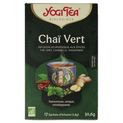 Yogi Tea Green chai bio 17.00 Zakjes