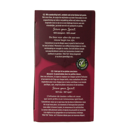 Yogi Tea Detox bio 17.00 Zakjes
