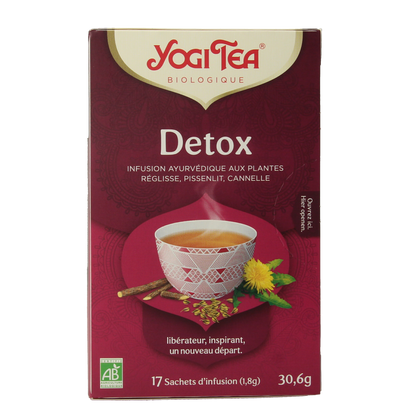 Yogi Tea Detox bio 17.00 Zakjes