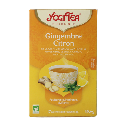 Yogi Tea Ginger lemon munt bio 17.00 Zakjes