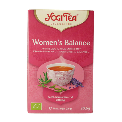 Yogi Tea Women's balance bio 17.00 Zakjes