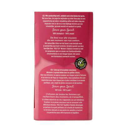 Yogi Tea Women's balance bio 17.00 Zakjes