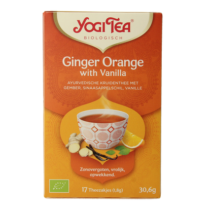Yogi Tea Ginger orange vanilla bio 17.00 Zakjes