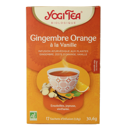 Yogi Tea Ginger orange vanilla bio 17.00 Zakjes