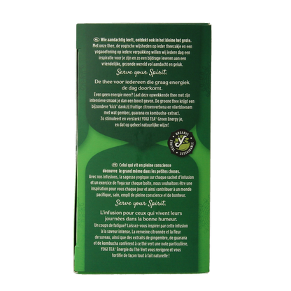 Yogi Tea Green energy bio 17.00 Zakjes