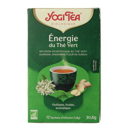 Yogi Tea Green energy bio 17.00 Zakjes