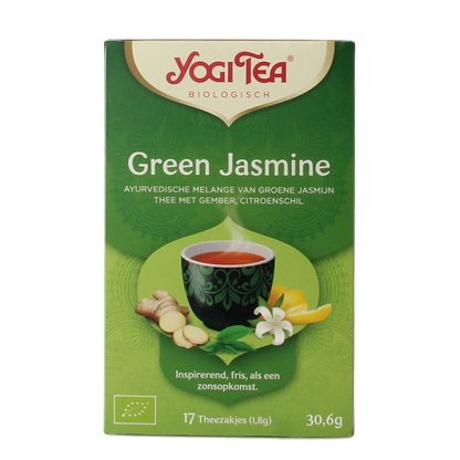 Yogi Tea Green jasmine bio 17.00 Zakjes