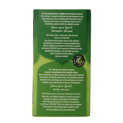 Yogi Tea Green jasmine bio 17.00 Zakjes