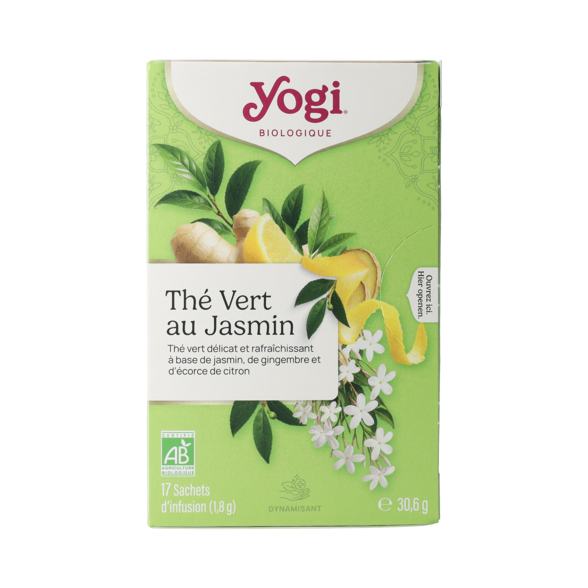 Yogi Tea Green jasmine bio 17.00 Zakjes